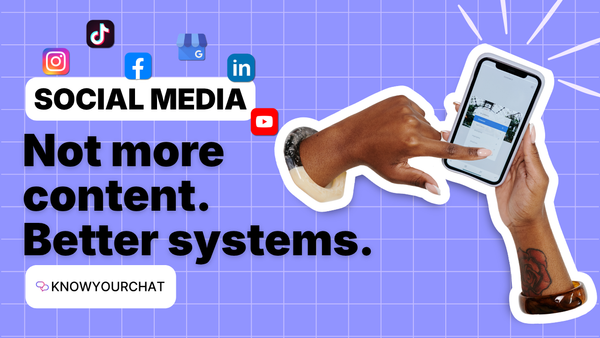 The Future of Social Media: Better Systems, Not More Content