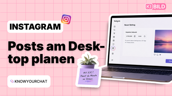 Instagram Posts planen: So funktioniert es am Desktop
